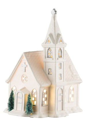 Belleek Living Church Lamp