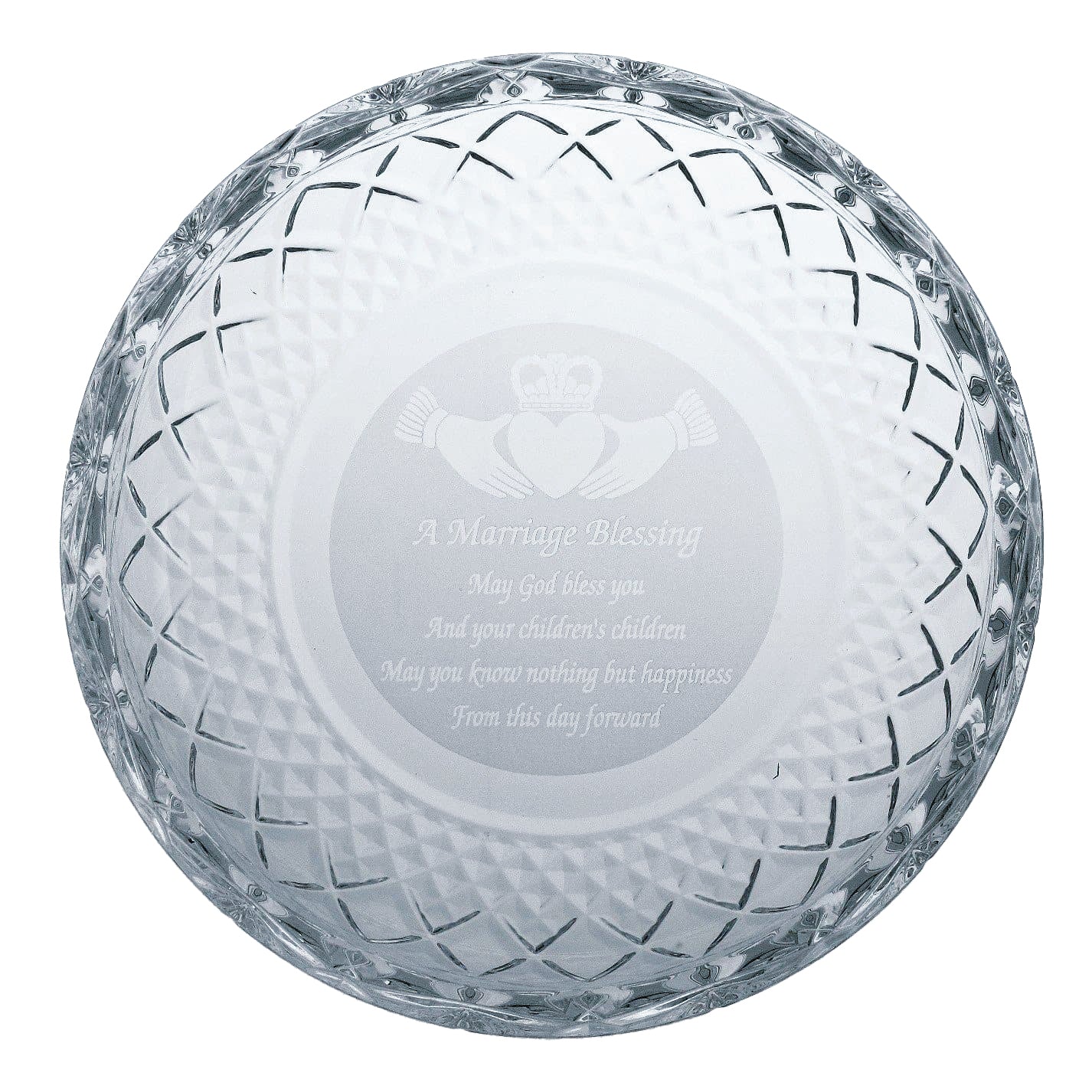 Claddagh Marriage Blessing 8" Plate