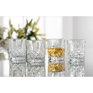 Engraved Renmore Whiskey Glass Set of 4