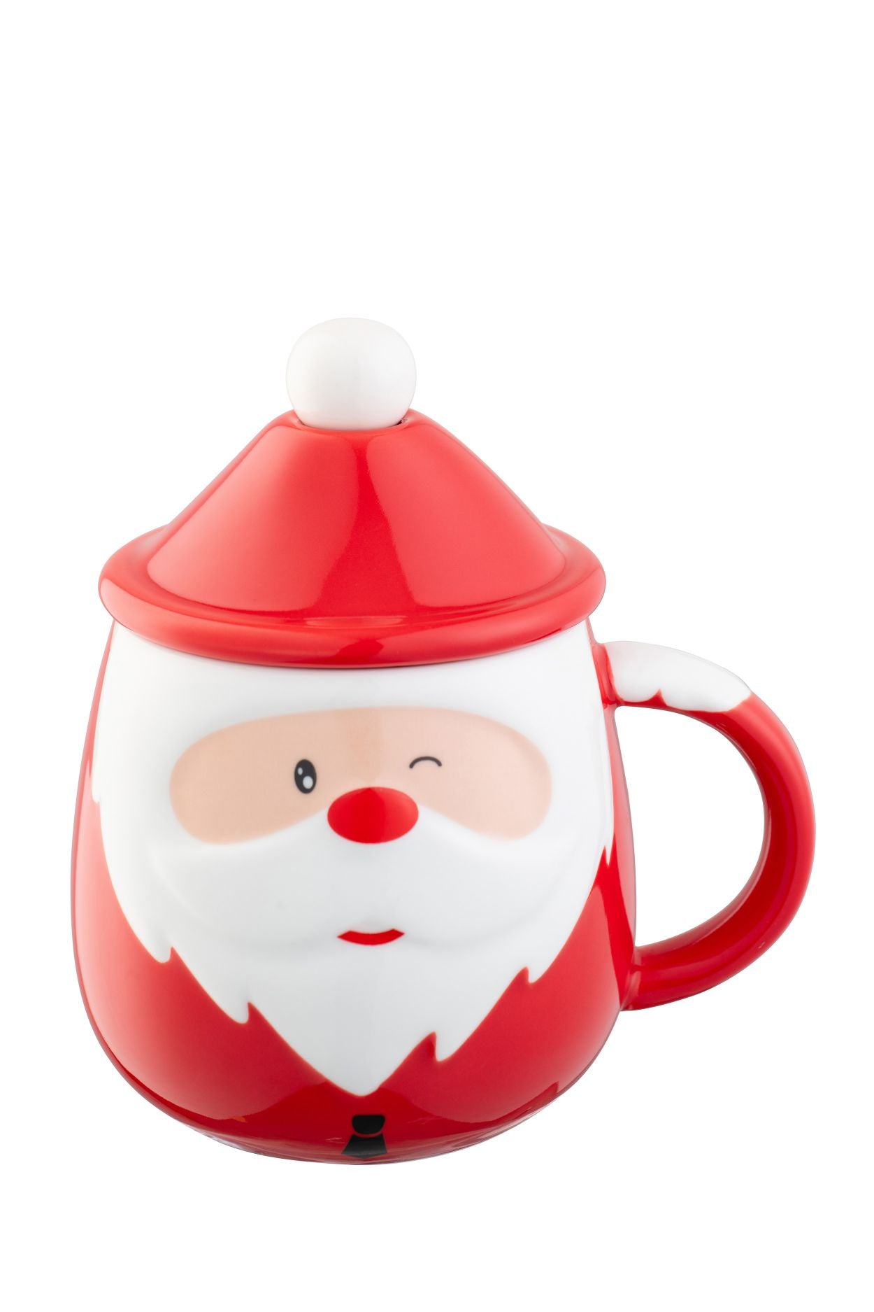 Belleek Living Santa Lidded Mug