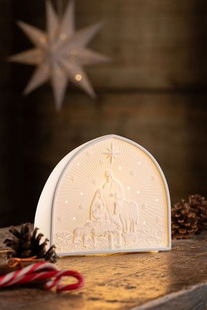 Belleek Living Nativity Luminaire