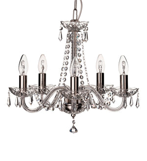 Cashel 5 Arm Chandelier US Fitting
