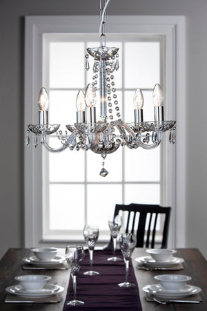 Cashel 5 Arm Chandelier US Fitting