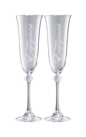 Happy Engagement Liberty Flute Pair