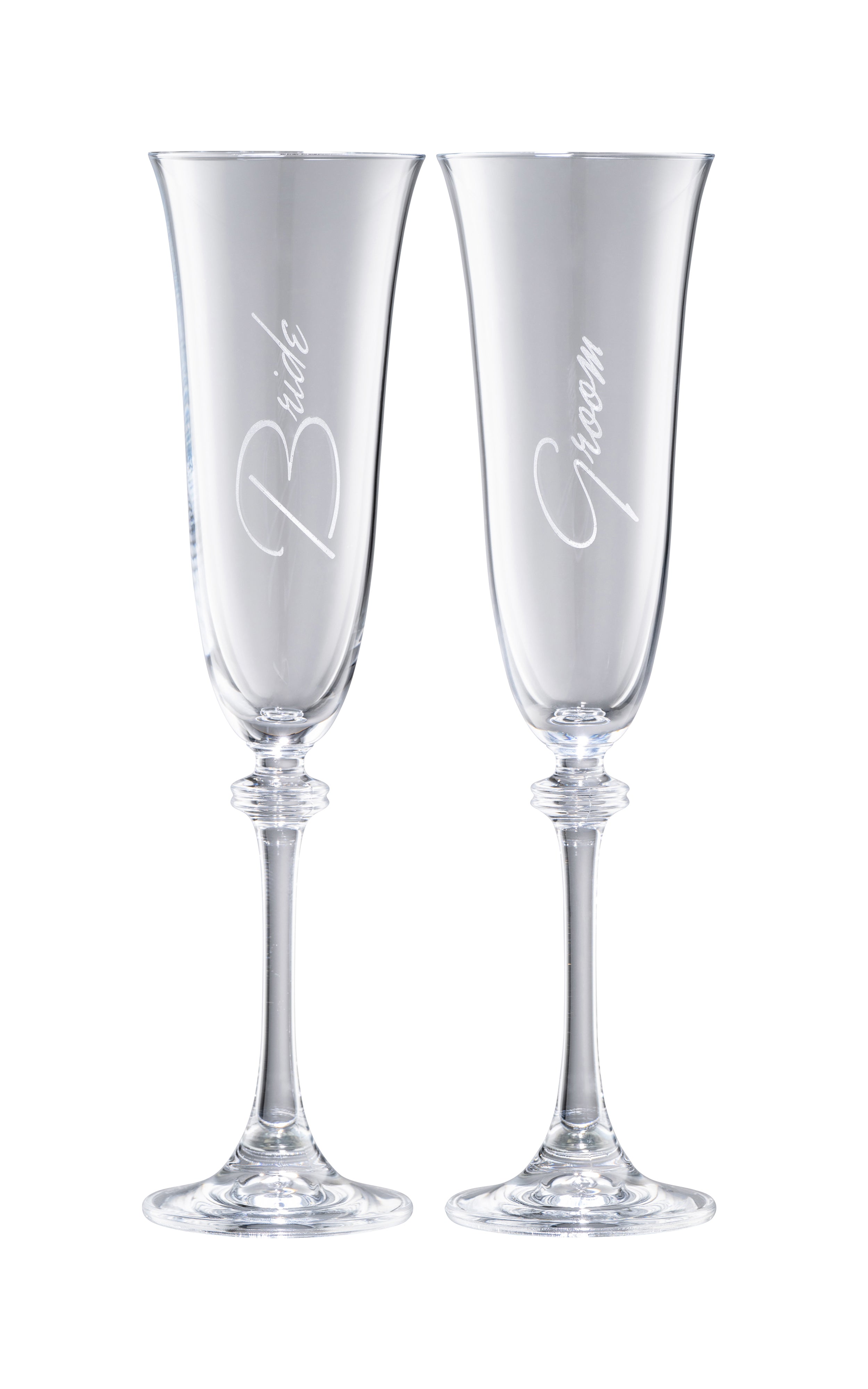 Bride & Groom Liberty Flute Pair