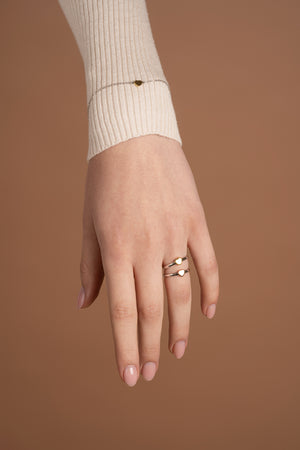 Heart of the Claddagh Silver & Gold Bracelet