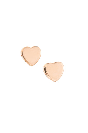 Heart of the Claddagh Silver & Rose Gold Earrings