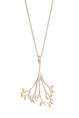 Wildwood Sterling Silver & Rose Gold Pendant