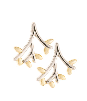 Wildwood Sterling Silver & Gold Earrings
