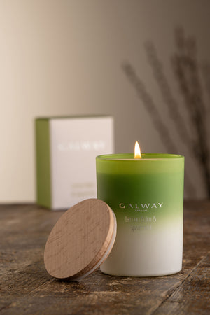 Lemon Balm & Spearmint Wooden Lid Jar Candle - Large