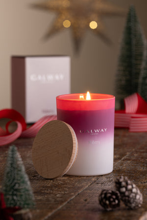 Mulberry Wooden Lid Jar Candle - Large