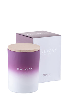 Mulberry Wooden Lid Jar Candle - Large