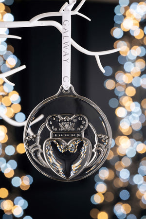 Claddagh Embossed Flat Hanging Ornament