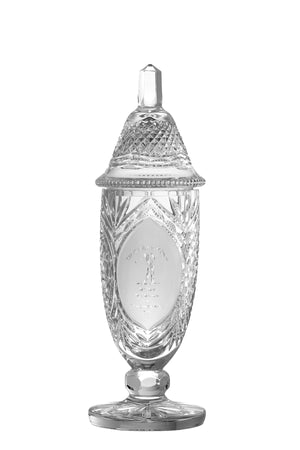 Engraved 17" Footed Sports Trophy & Lid