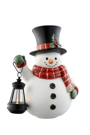 Aynsley LED Snowman & Lantern
