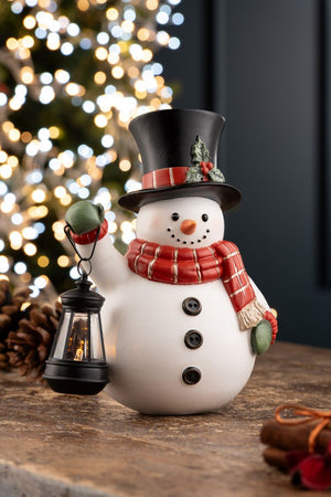 Aynsley LED Snowman & Lantern