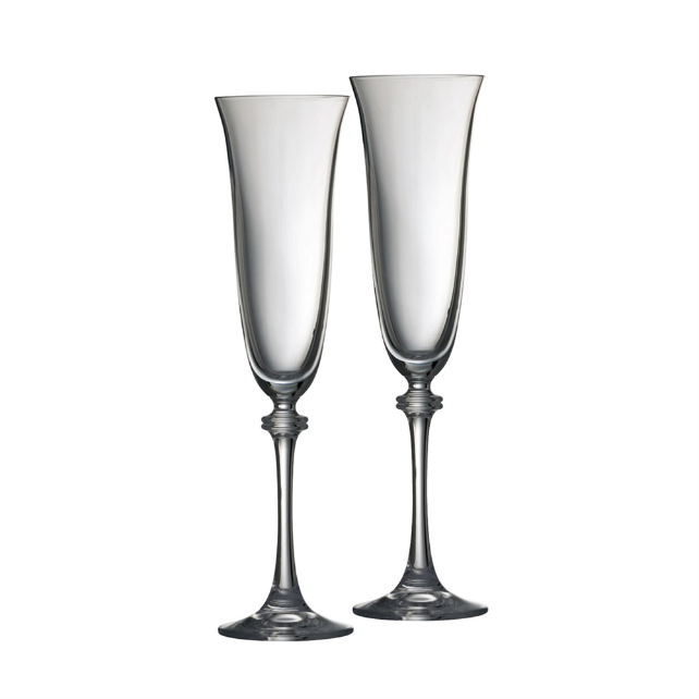 Liberty Flute Glass Pair - Galway Irish Crystal
