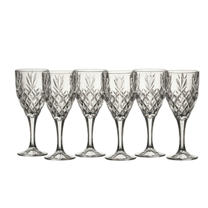 Renmore Goblet Glass Set of 6 - Galway Irish Crystal