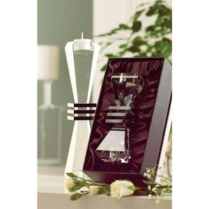 Deco 7" Candlestick - Galway Irish Crystal