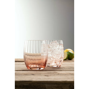 Erne Tumbler Glass Pair Blush - Galway Irish Crystal