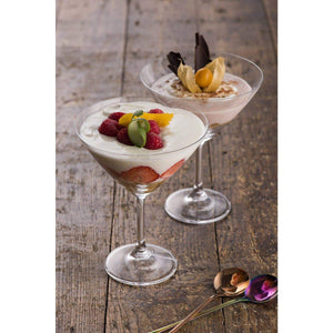 Engraved Elegance Martini/Cocktail Glass Pair - Galway Irish Crystal