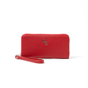red womens wallet