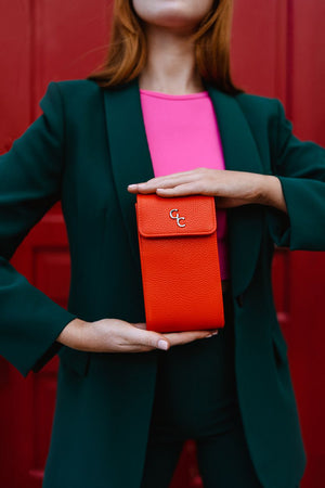 Mini Cross Body Bag - Tangerine