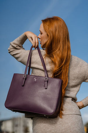 Large Tote Bag - Mulberry