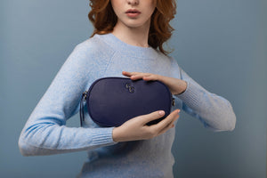 Cross Body Bag - Navy - Galway Irish Crystal