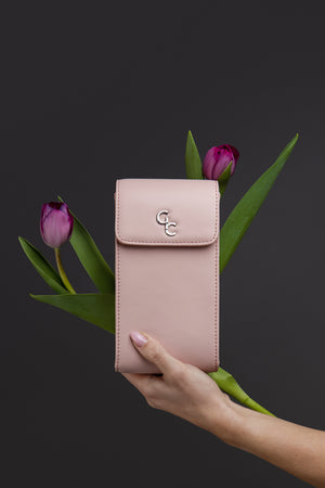 Mini Cross Body Bag - Pink - Galway Irish Crystal