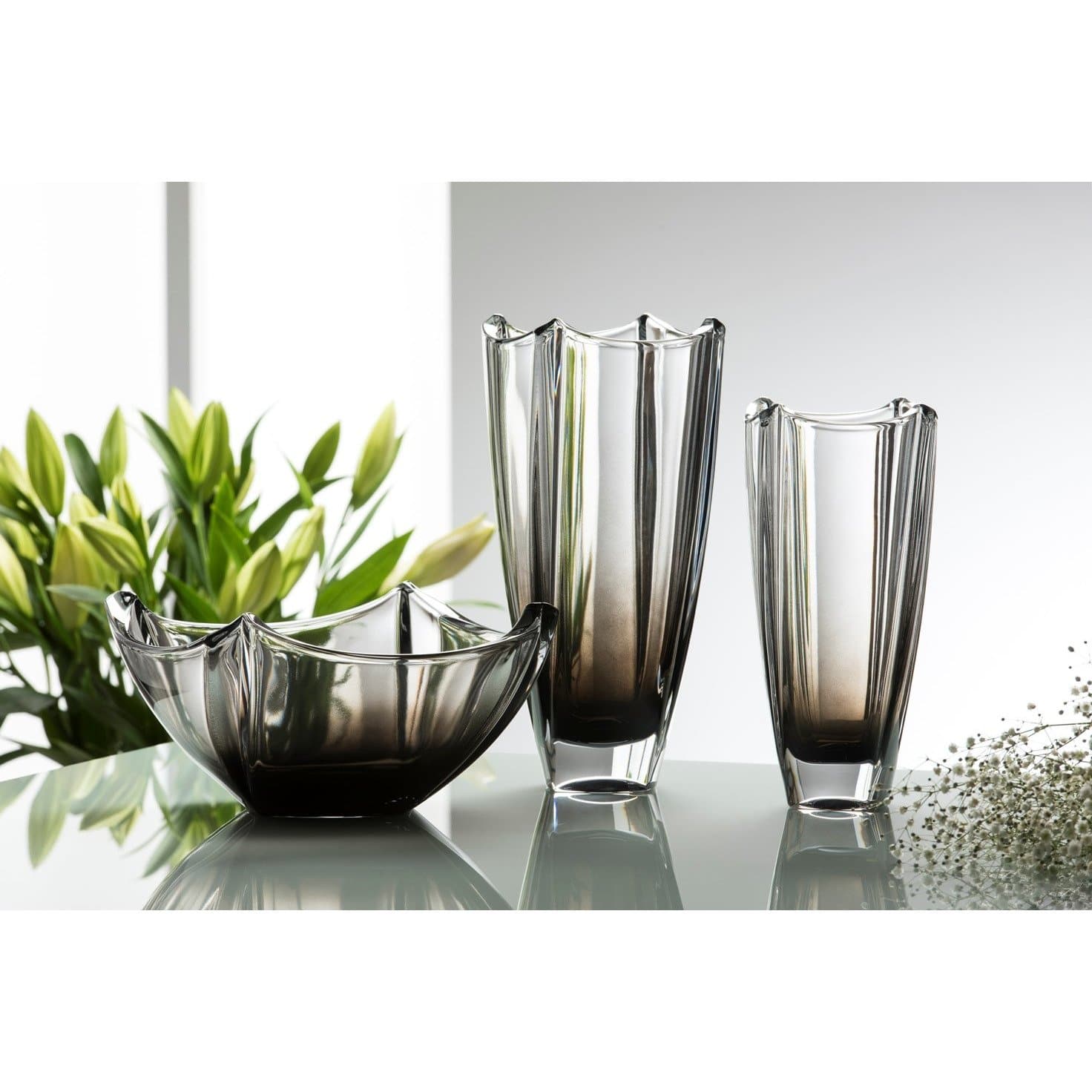 Onyx Dune 10" Bowl - Galway Irish Crystal