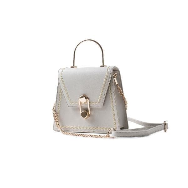 Top Handle Bag Warm Grey - Galway Irish Crystal