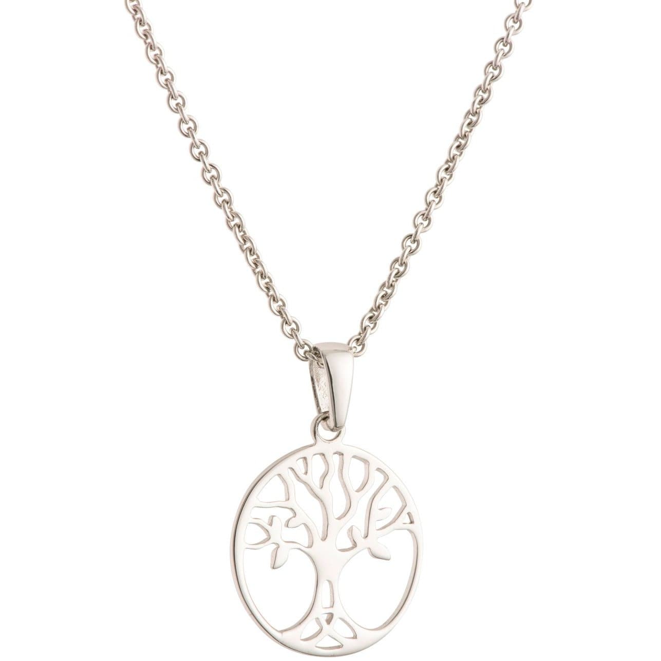 Tree Of Life Sterling Silver Pendant - Small - Galway Irish Crystal