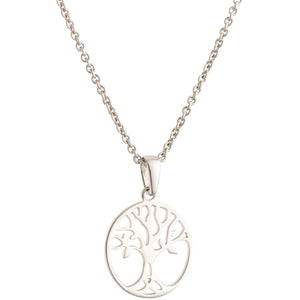 Tree Of Life Sterling Silver Pendant - Small - Galway Irish Crystal