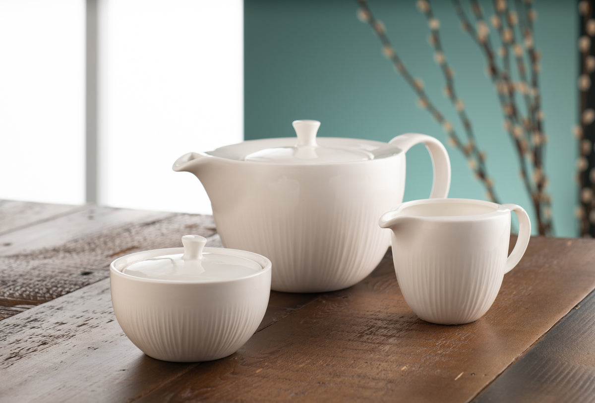 Erne Teaset - Teapot, Cream & Sugar