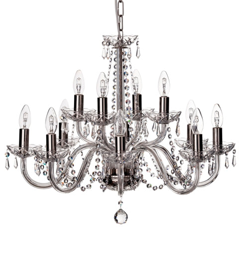 Cashel 12 Arm Chandelier US Fitting