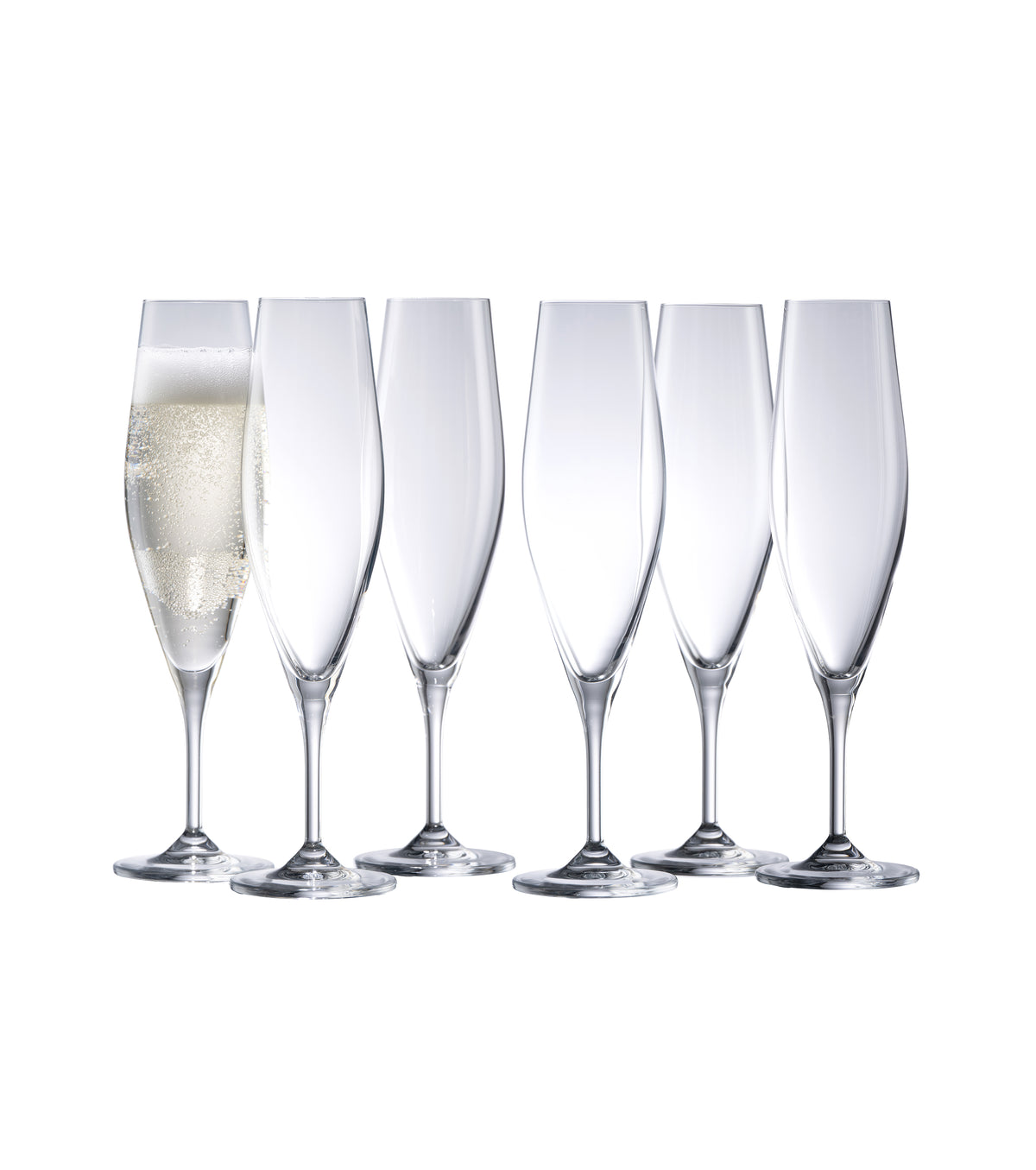 Cheers Champagne / Prosecco Flutes Set of 6