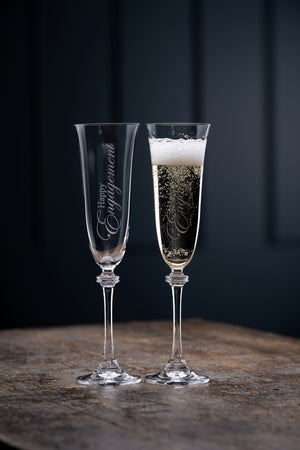 Happy Engagement Liberty Flute Pair