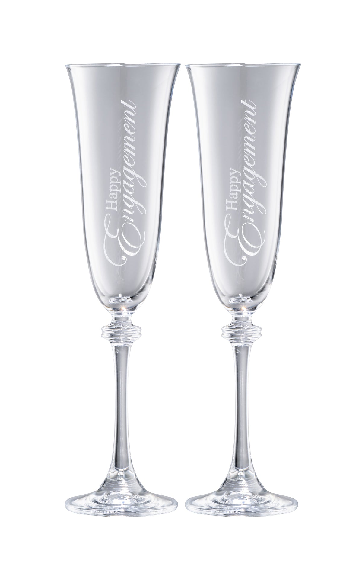 Happy Engagement Liberty Flute Pair
