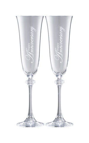 Happy Anniversary Liberty Flute Pair