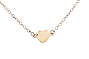 Heart of the Claddagh Silver & Gold Bracelet