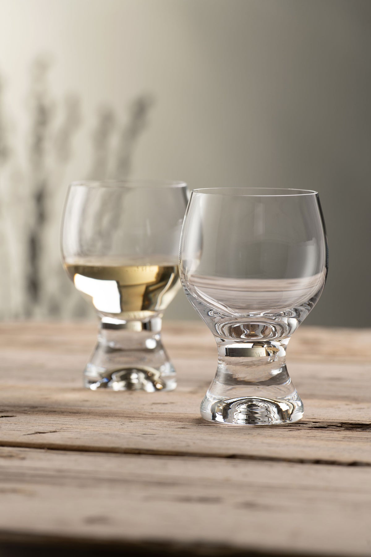 Elegance Footed Tasting Glass Pair