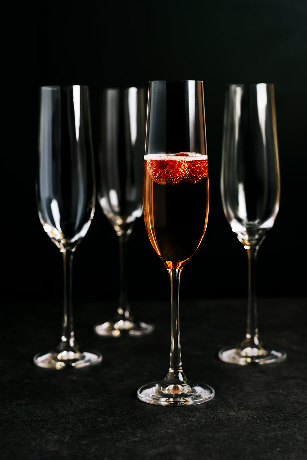 Erne Champagne Flute Glass Set of 4