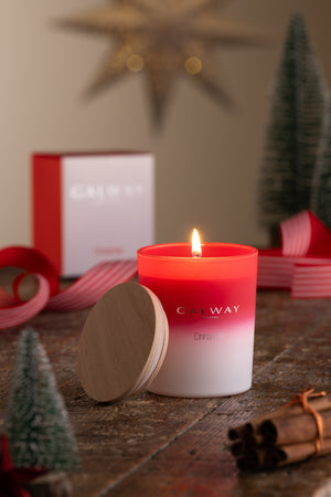 Cinnamon Wooden Lid Jar Candle - Small