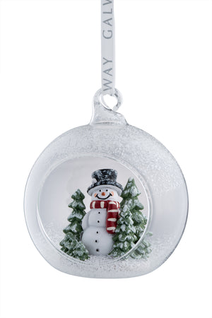 Snowman Forest Hanging Bauble