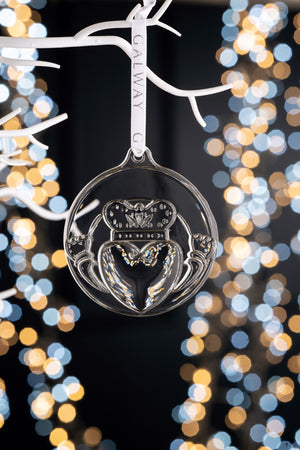 Claddagh Embossed Flat Hanging Ornament