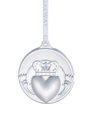Claddagh Embossed Flat Hanging Ornament
