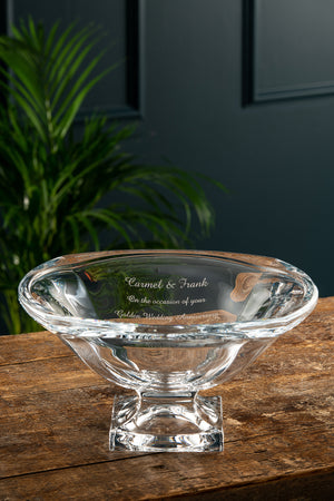 Engraved Footed Masterpiece Bowl
