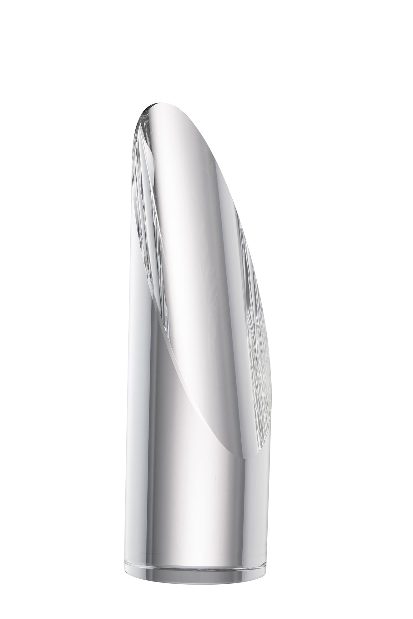 Ellipse Crystal Trophy Engraved