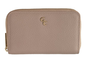 Taupe Ladies Zip Wallet